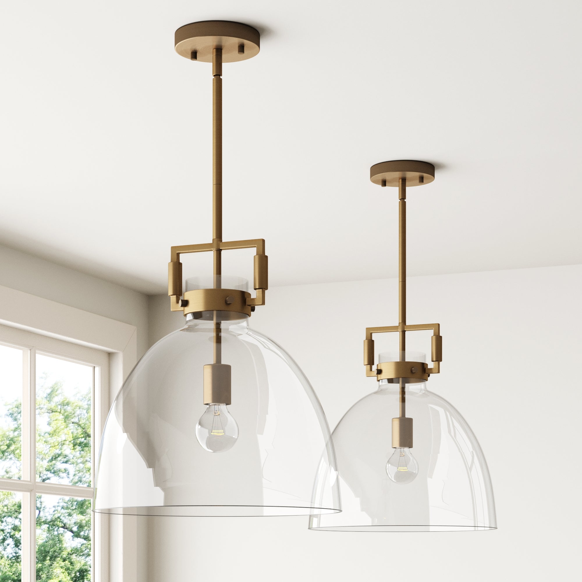 Glass Dome Pendant Lights