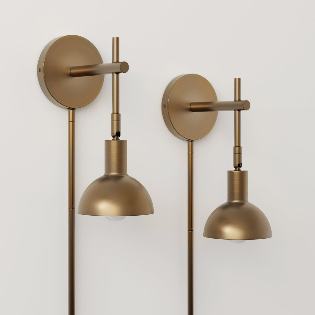 Plug-in Metal Wall Lights