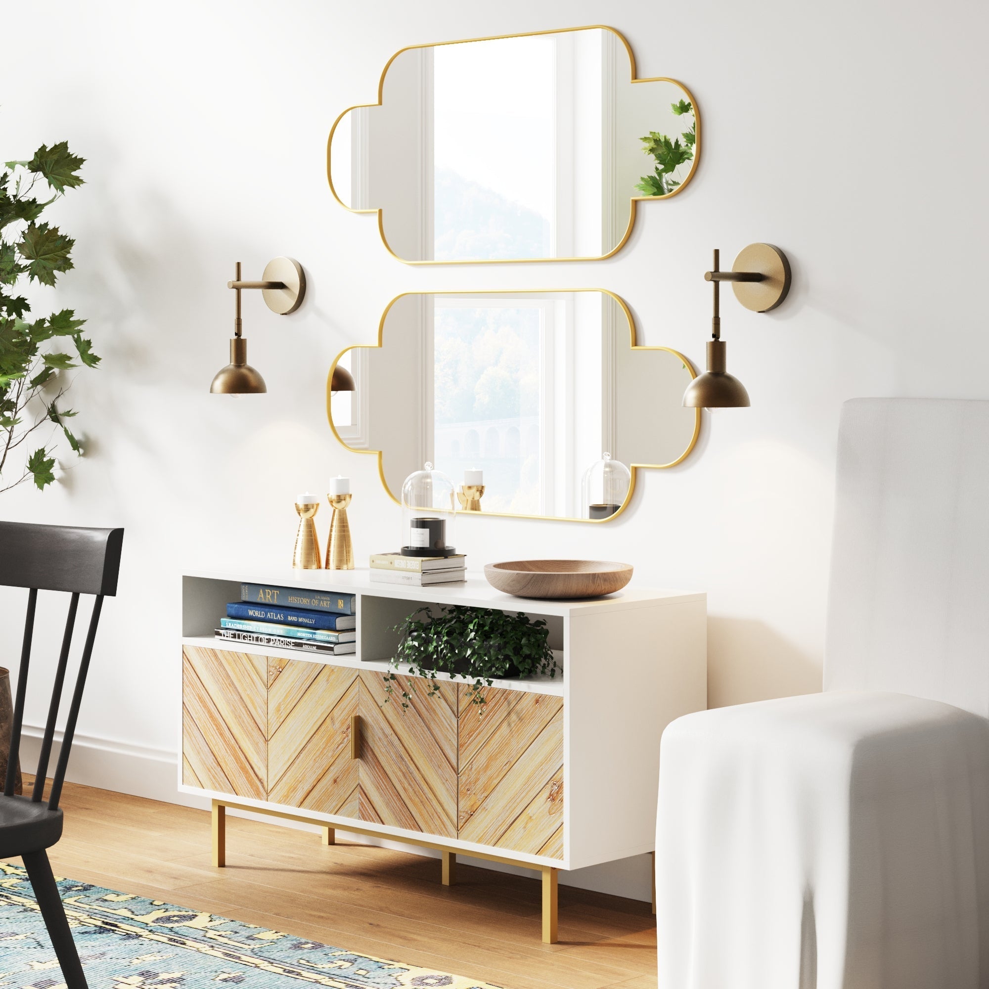 Plug-in Metal Wall Lights