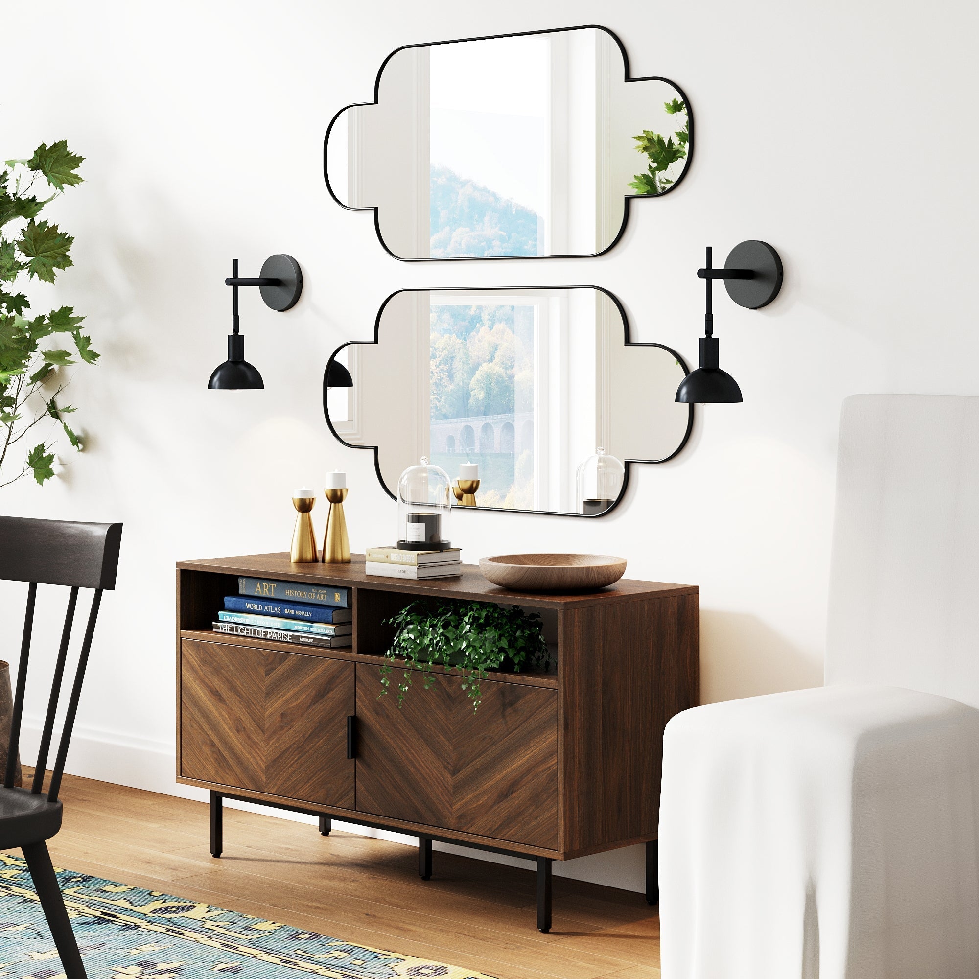 Plug-in Metal Wall Lights