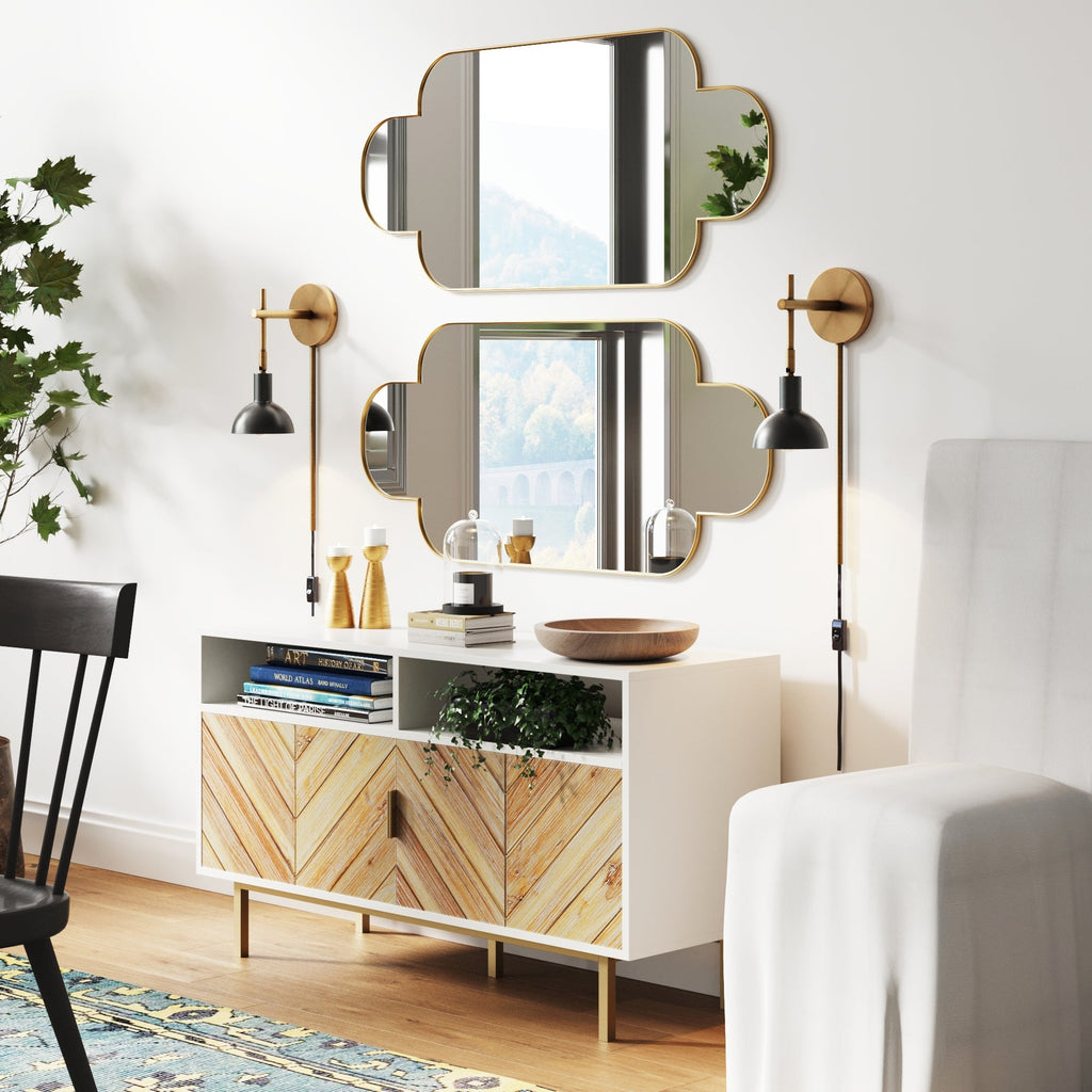 Plug-in Metal Wall Light