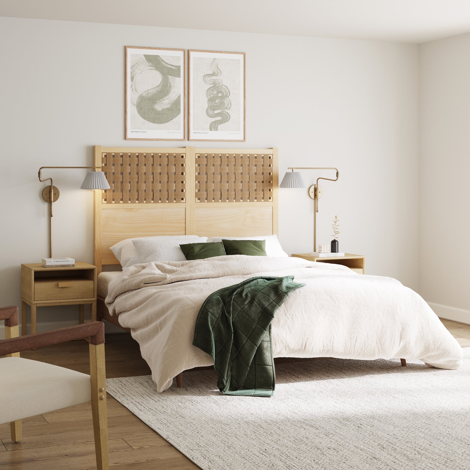 Metal Swing Arm Plug-in Wall Light
