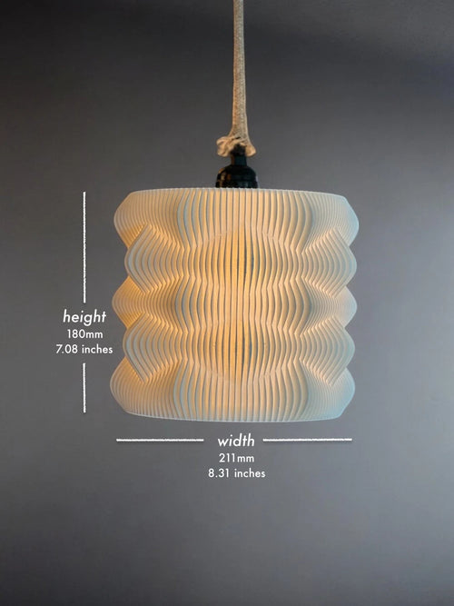 3D Printed Linen Pendant Light