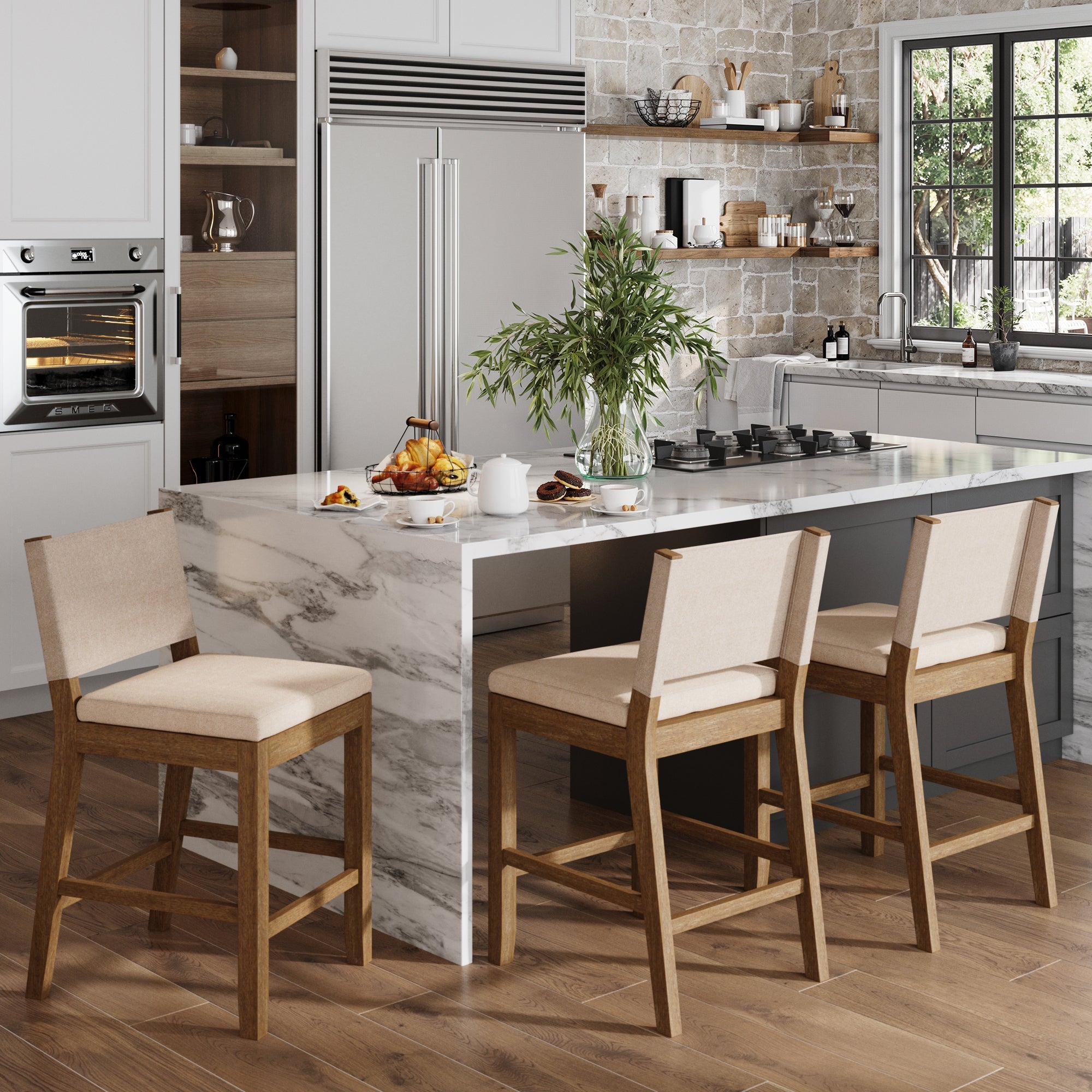 Wood Bar Stool