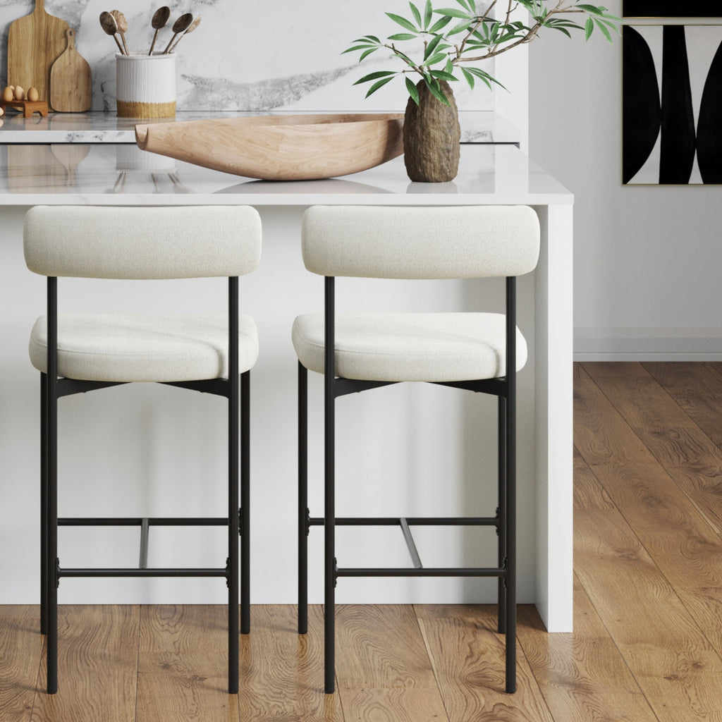 Boucle Bar Stool