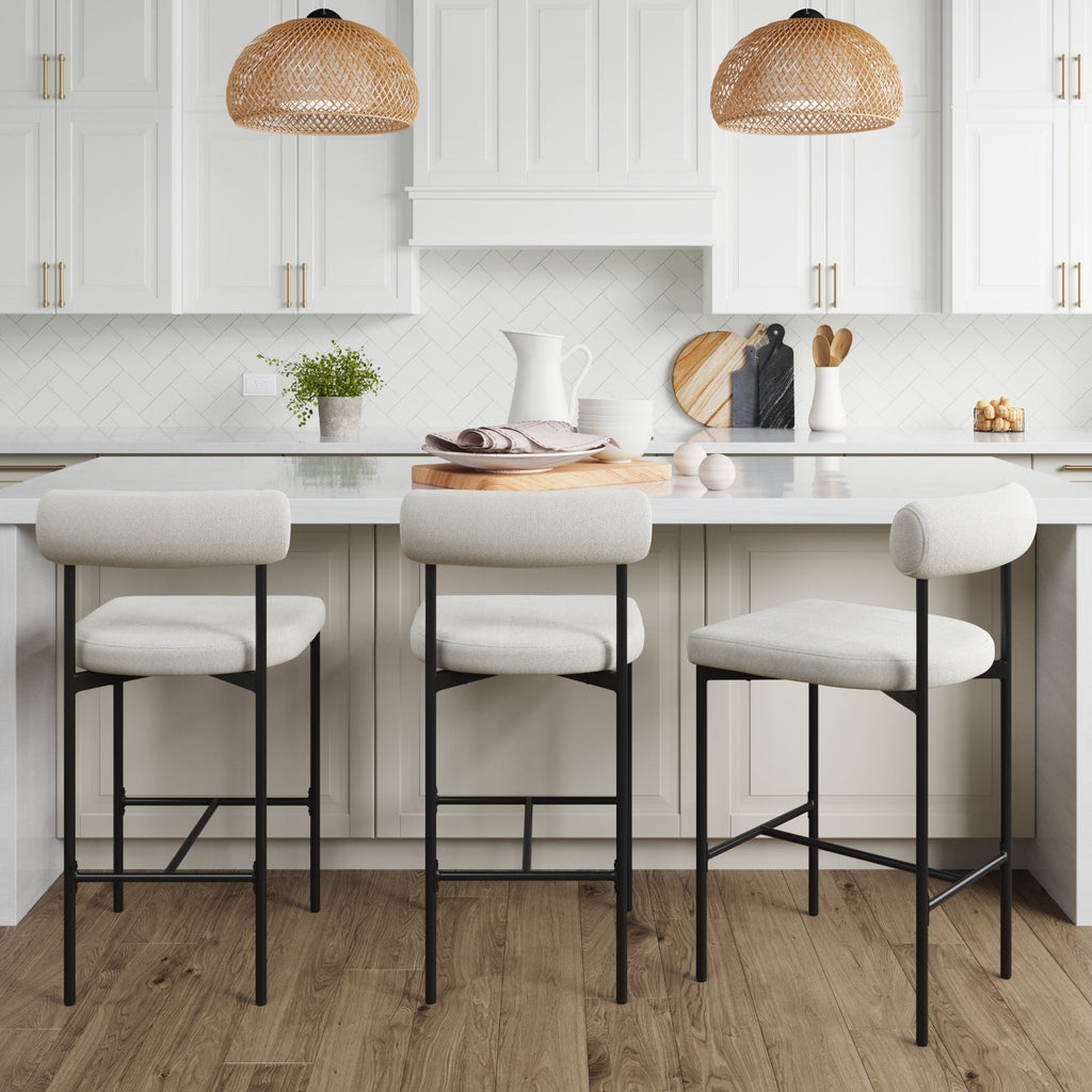 Boucle Bar Stool