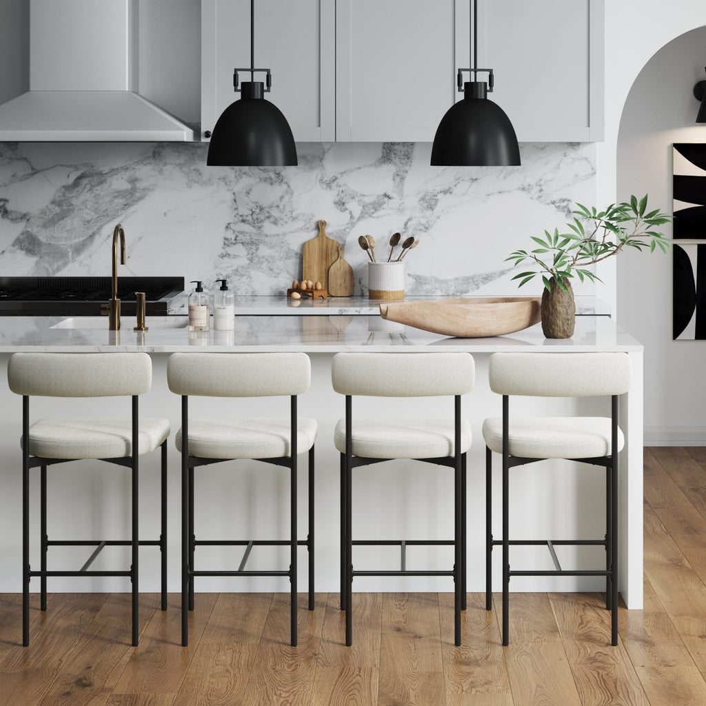 Boucle Bar Stool