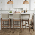 Wood Upholstered Bar Stool