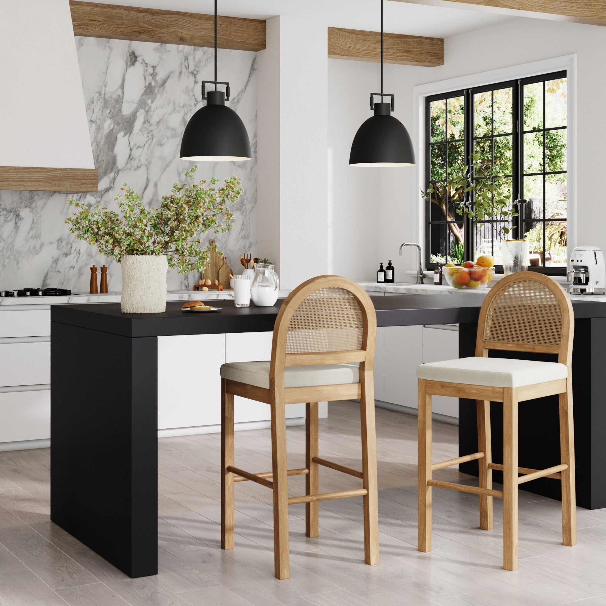 Boucle Bar Stool