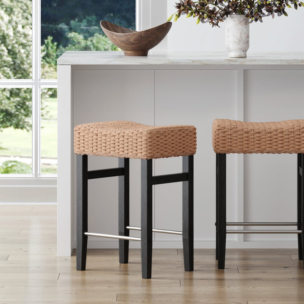 Woven Seagrass Bar Stool