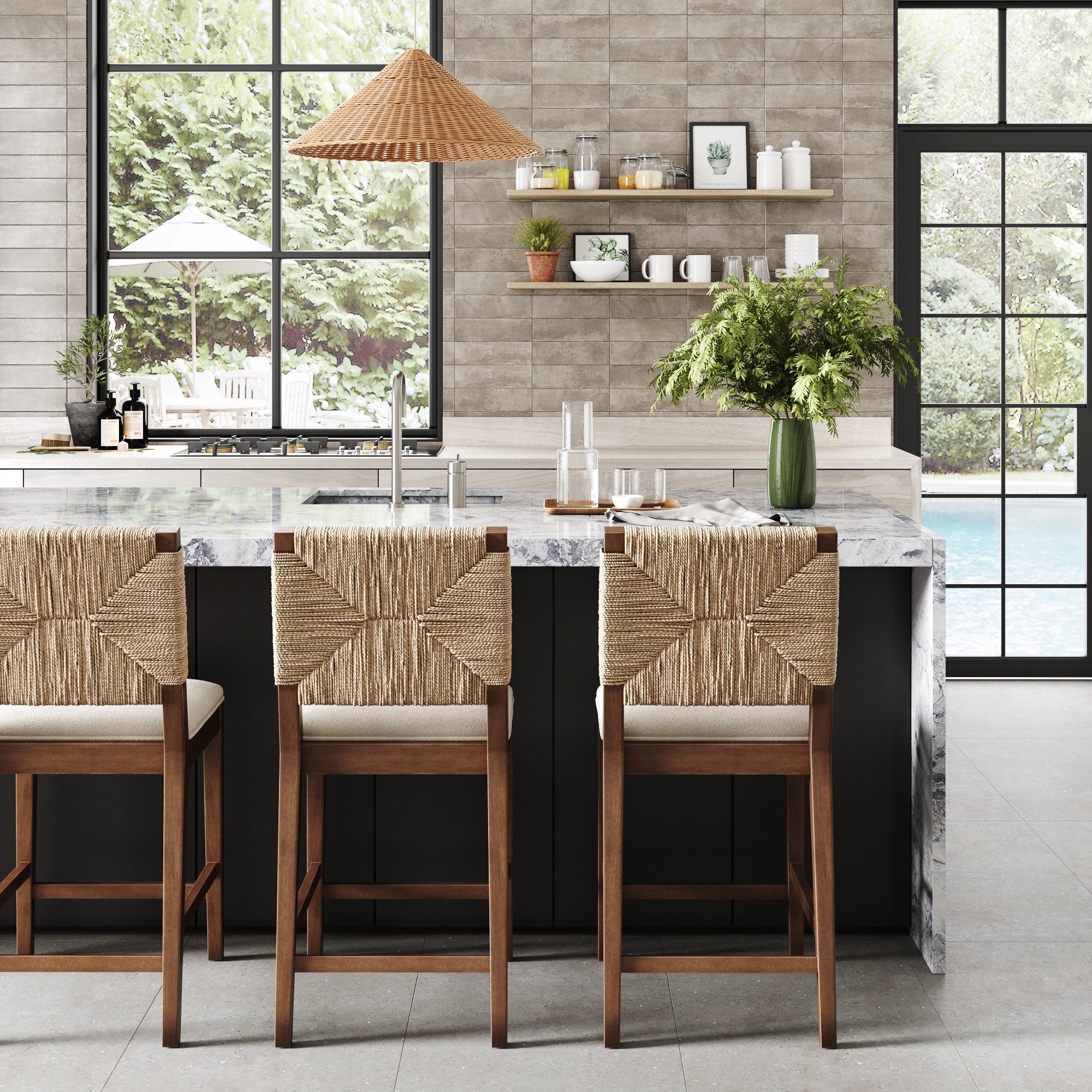 Seagrass Bar Stool