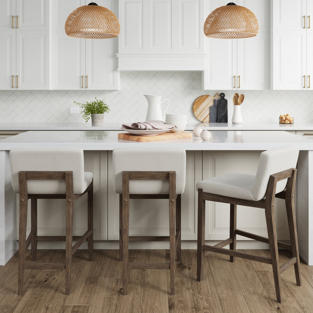 Boucle Bar Stool