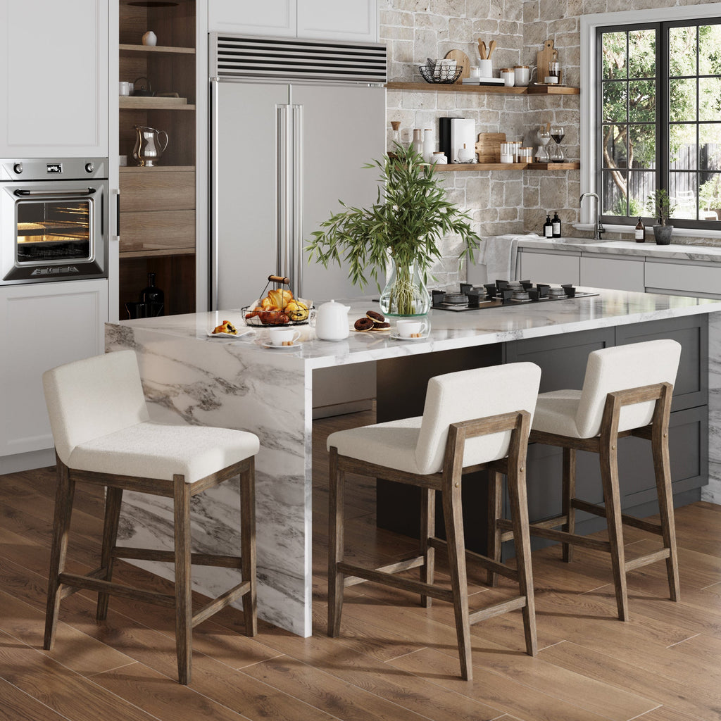 Boucle Bar Stool
