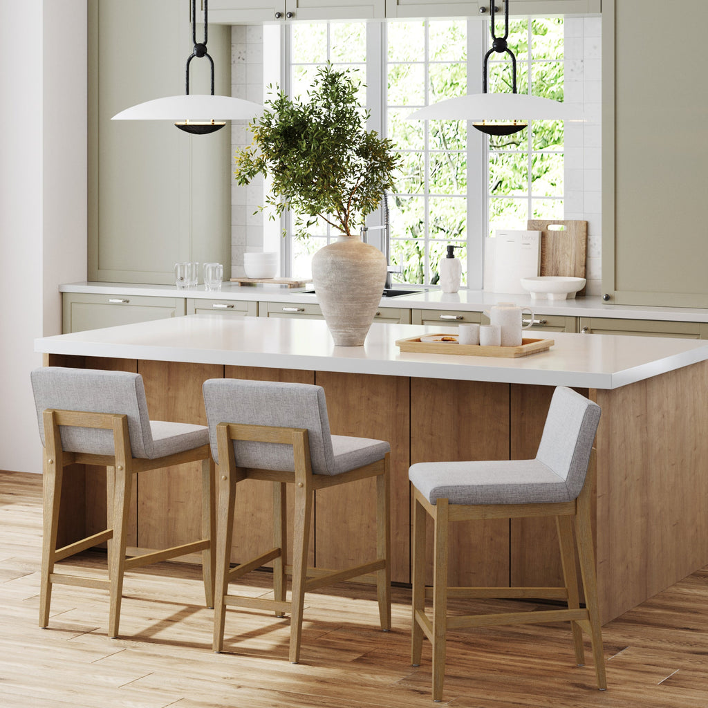 Upholstered Bar Stool w/ Back
