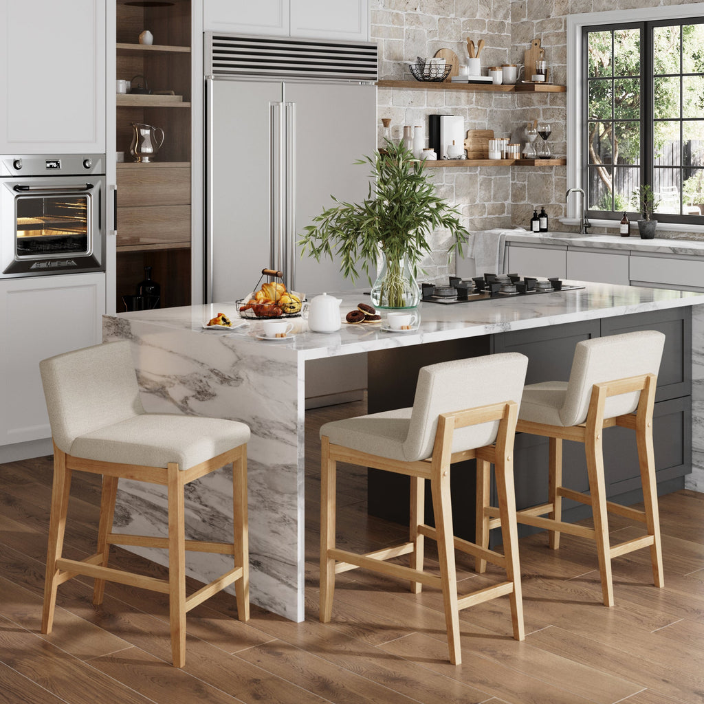 Boucle Bar Stool