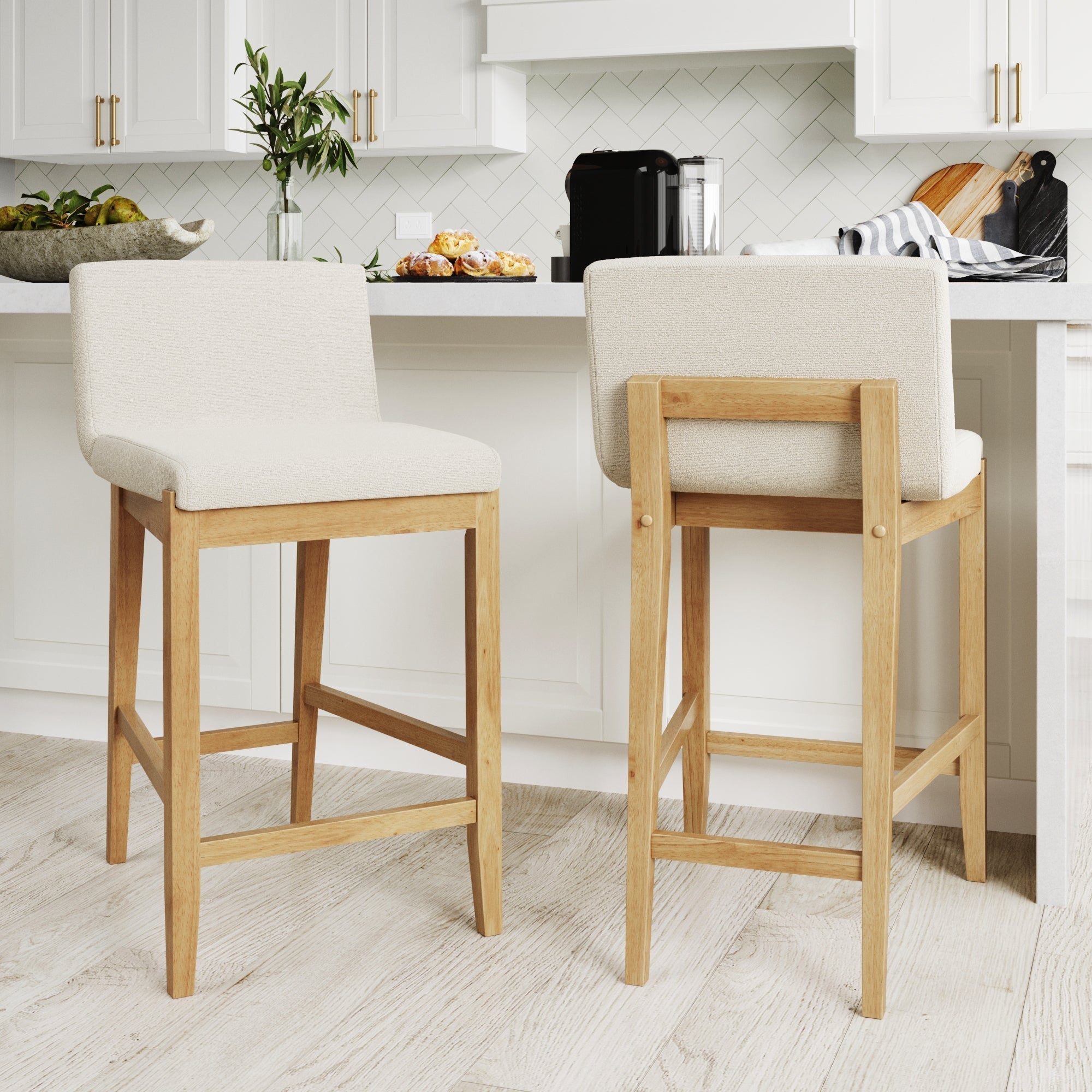 Boucle Bar Stool