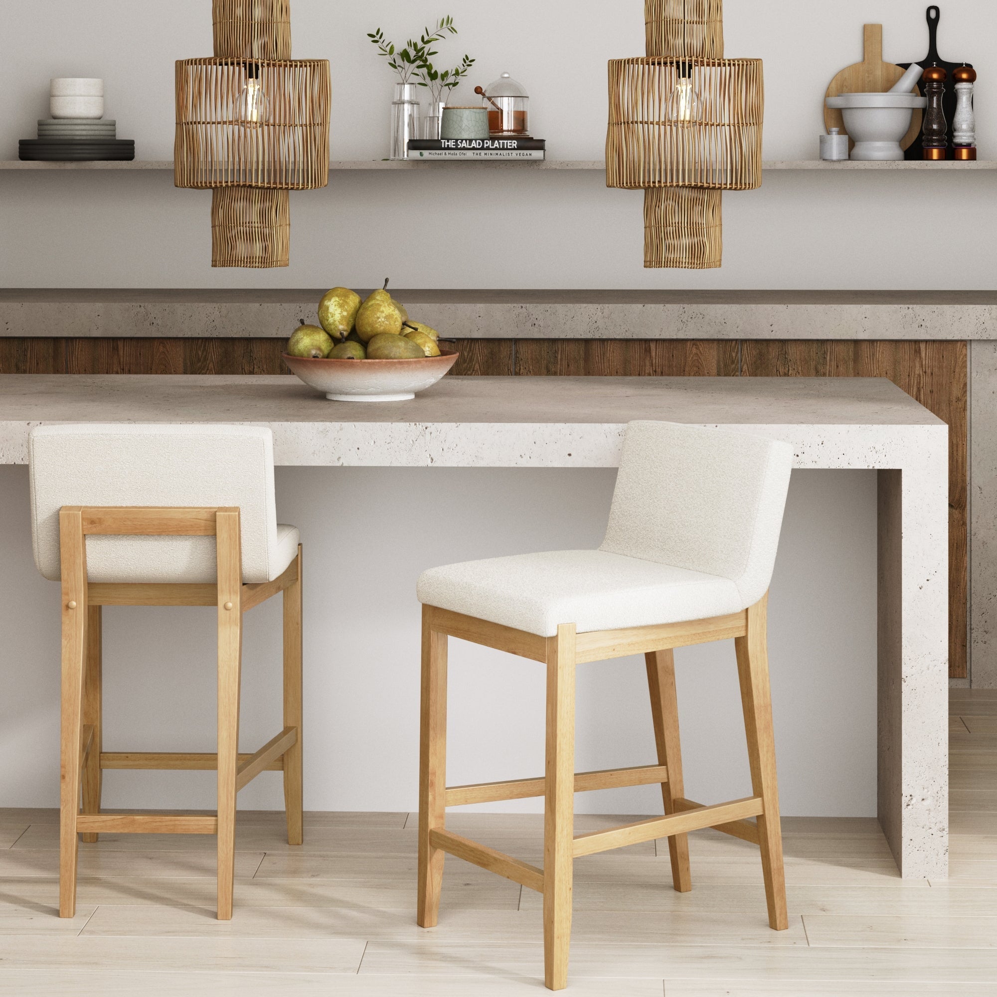 Boucle Bar Stool
