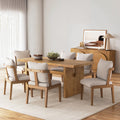 Scandinavian Dining Chair with Back