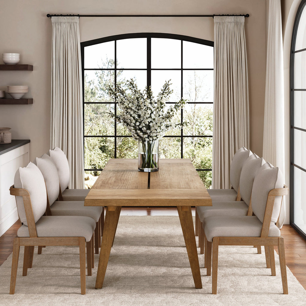 Scandinavian Dining Chair with Back