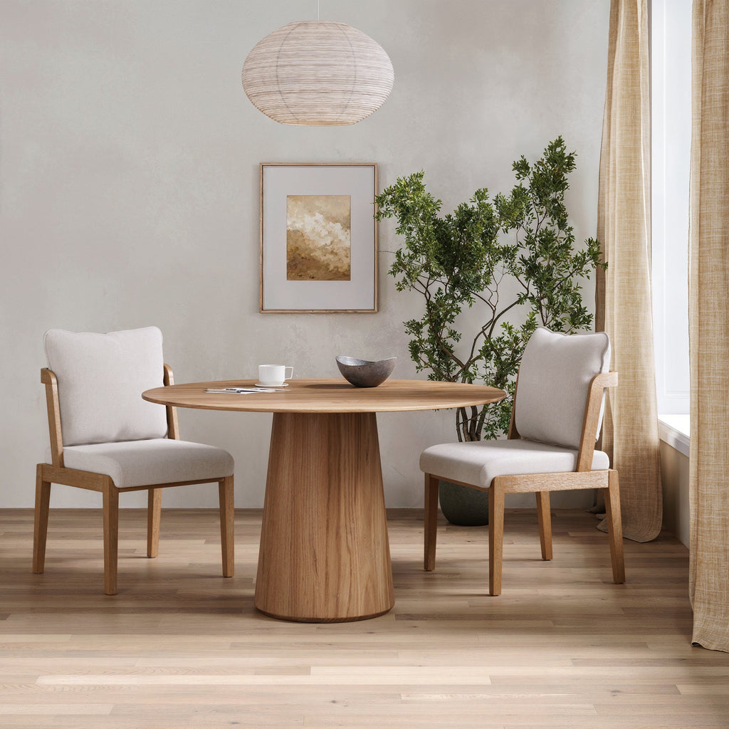 Scandinavian 2-Pack Dining Chair with Back