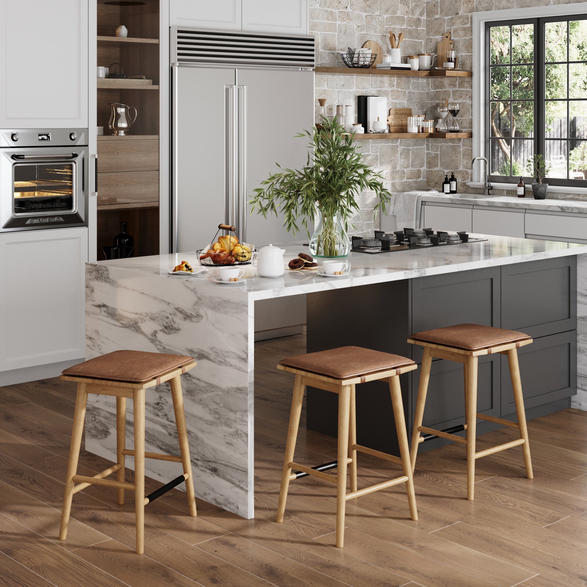 Cushioned Bar Stool