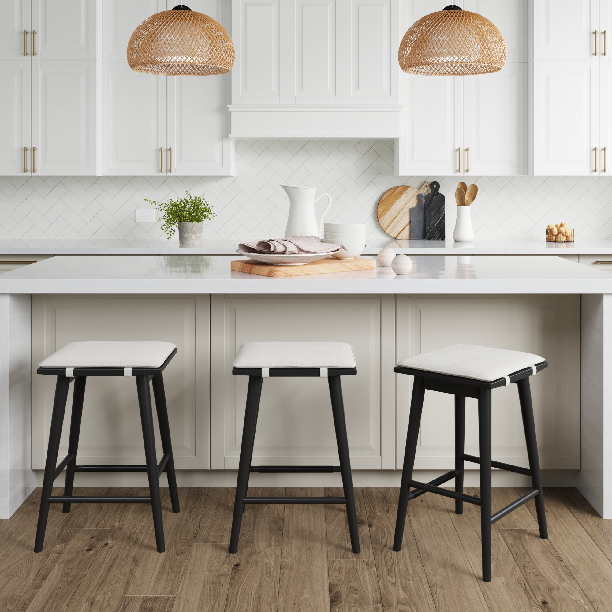 Boucle Bar Stool