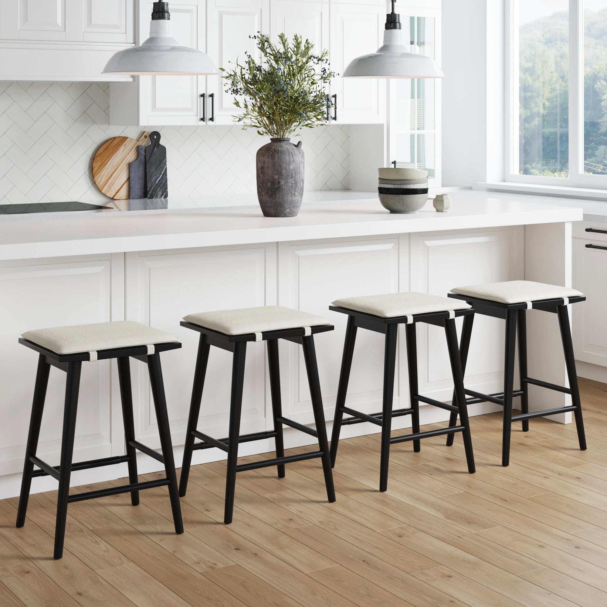 Boucle Bar Stool
