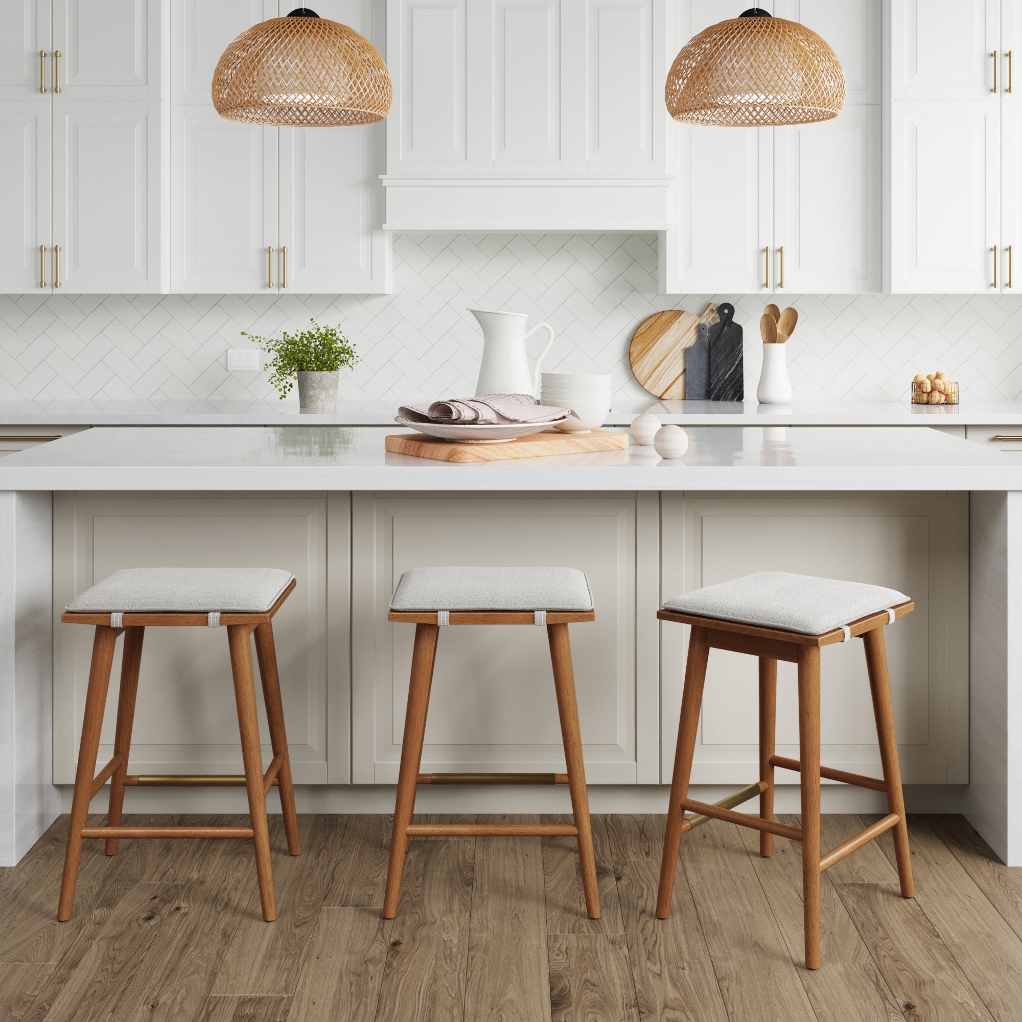 Boucle Bar Stool