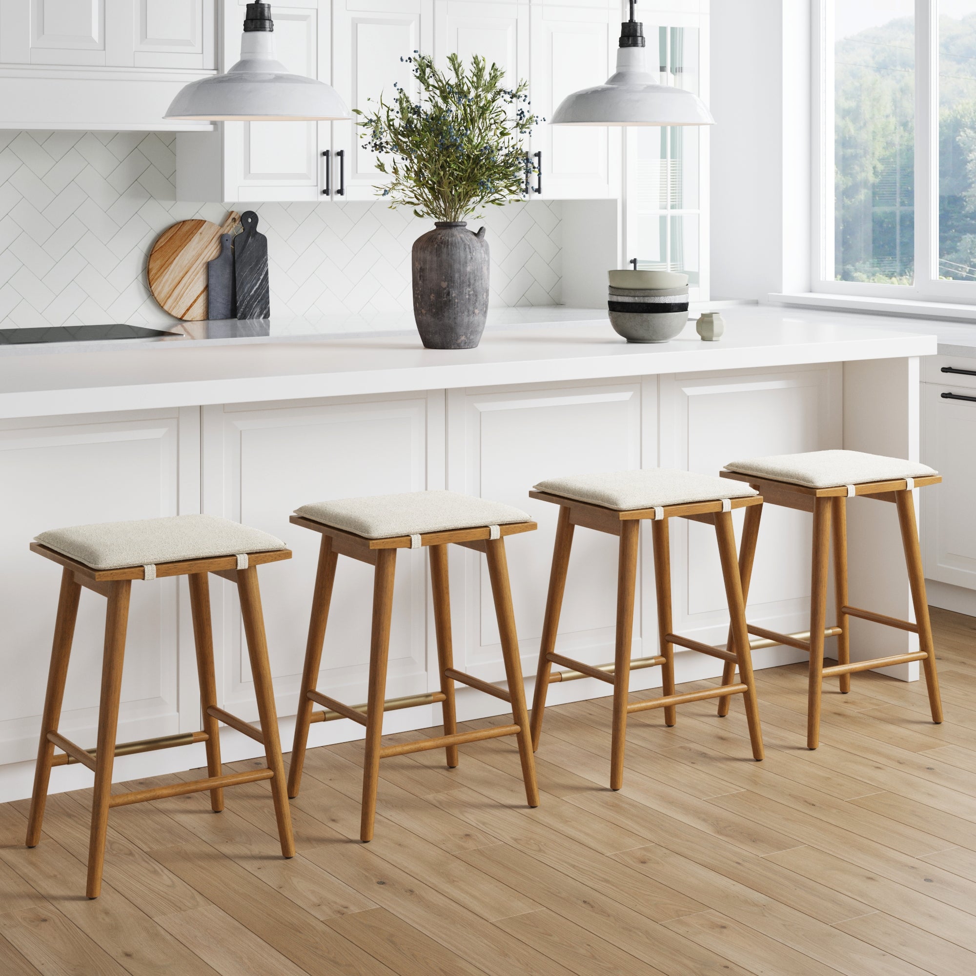 Boucle Bar Stool