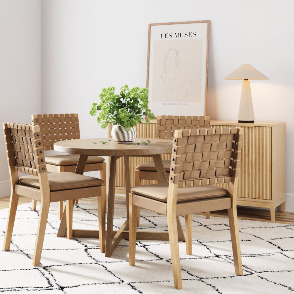 Faux Leather Dining Chair