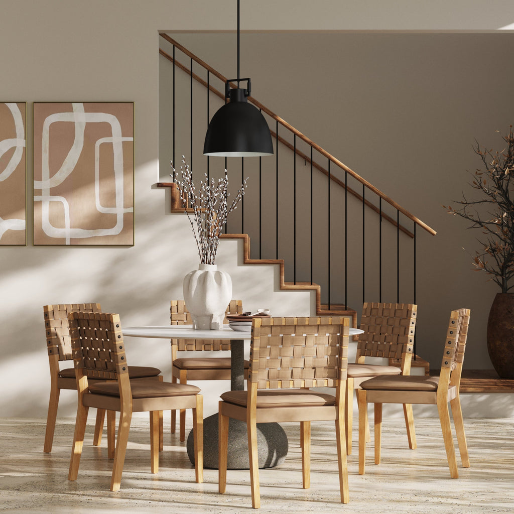 Faux Leather Dining Chair
