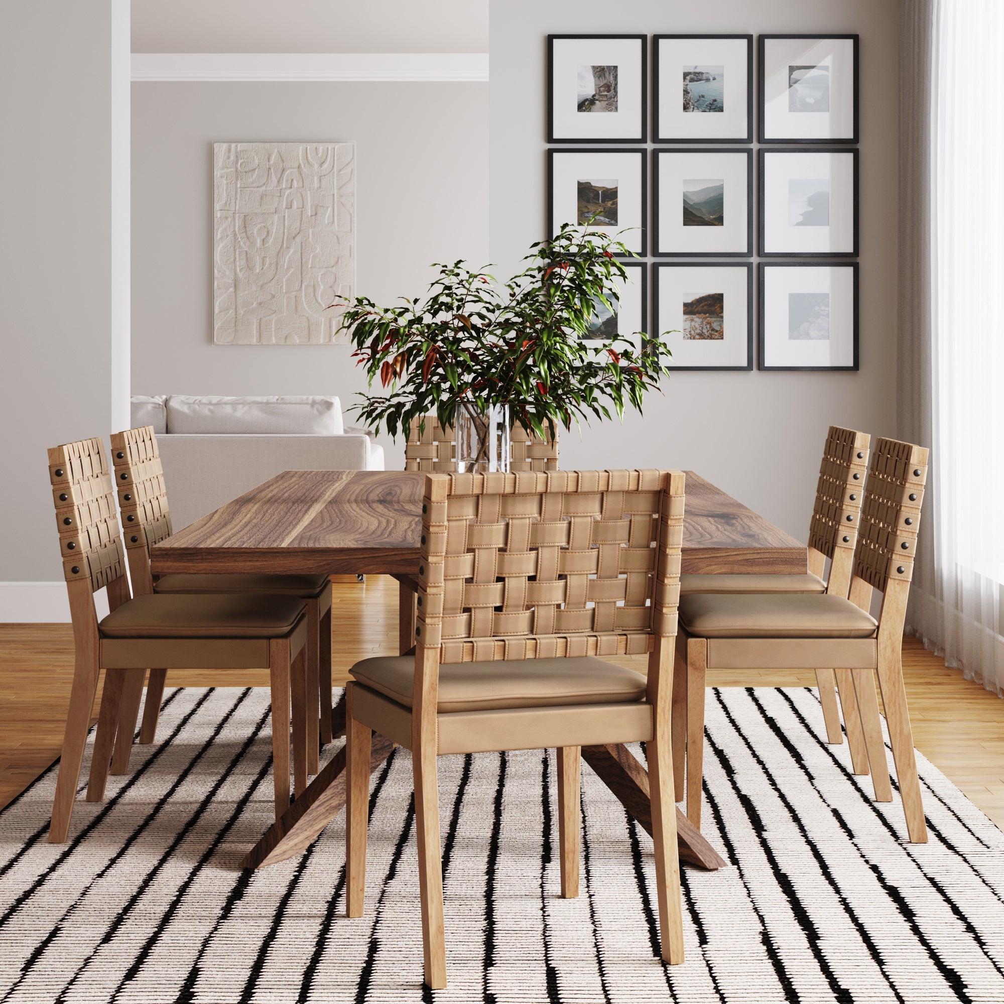 Faux Leather Dining Chair