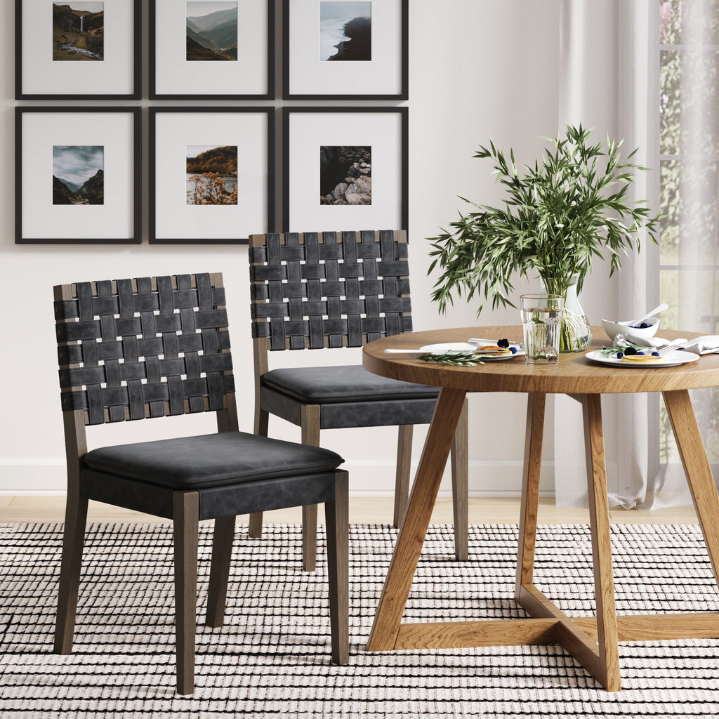 Faux Leather Dining Chair