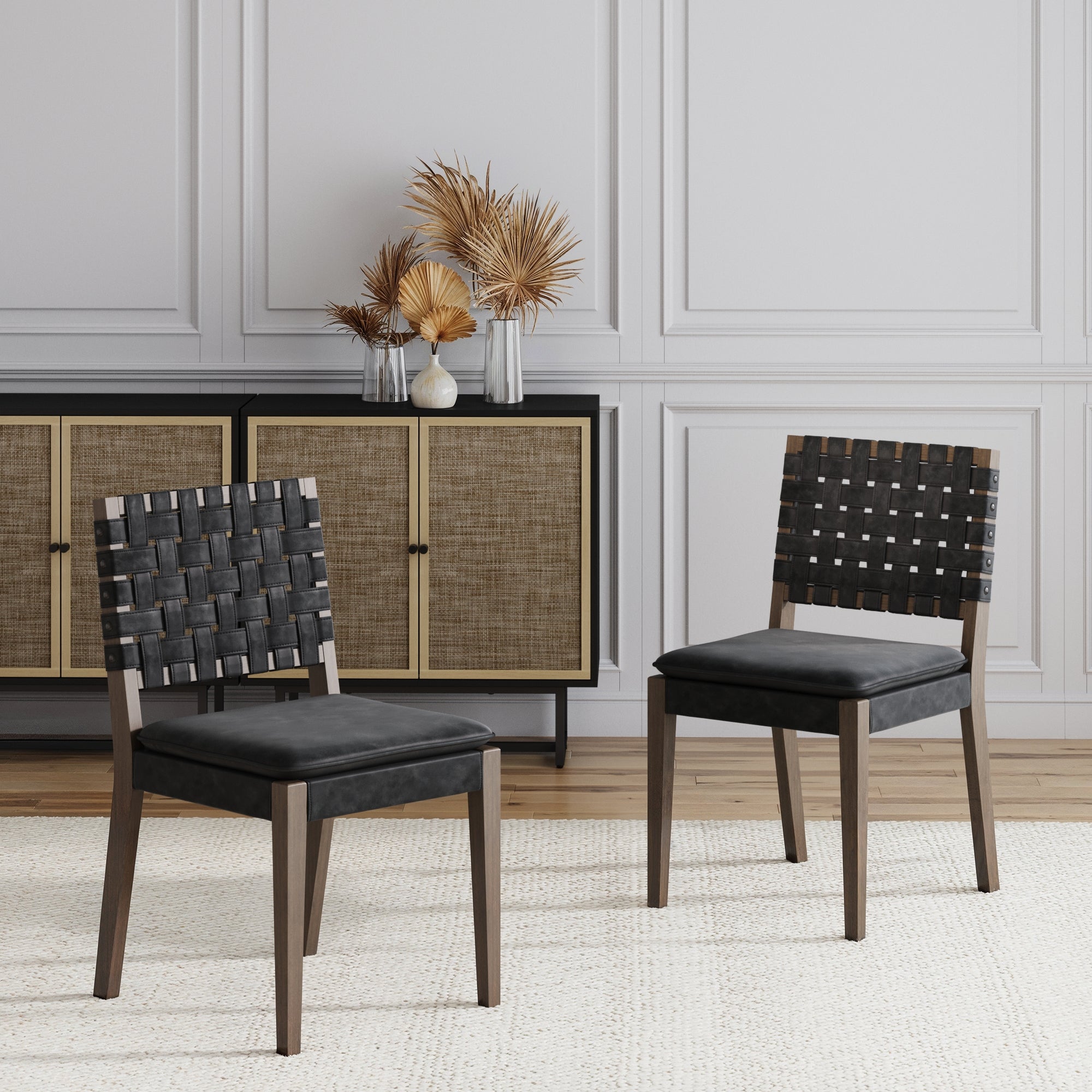 Faux Leather Dining Chair