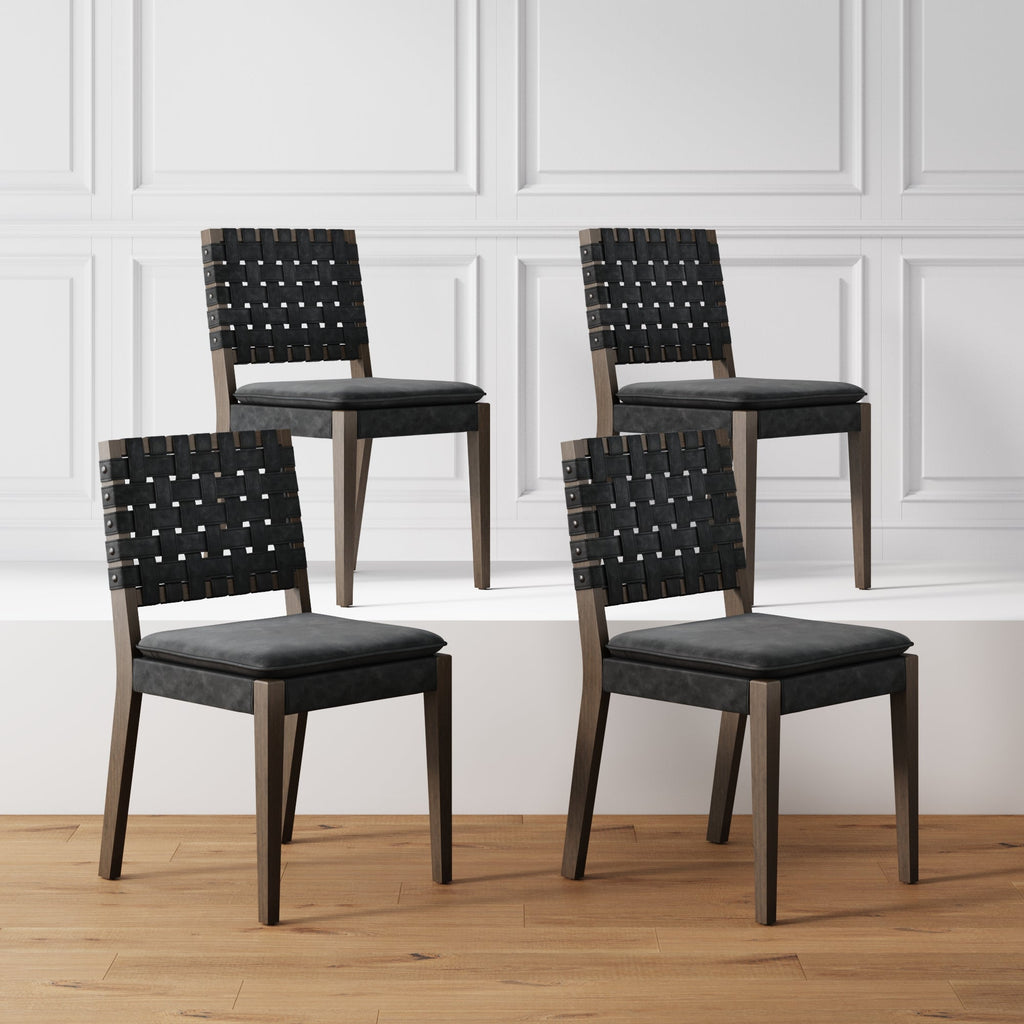 Faux Leather Dining Chair