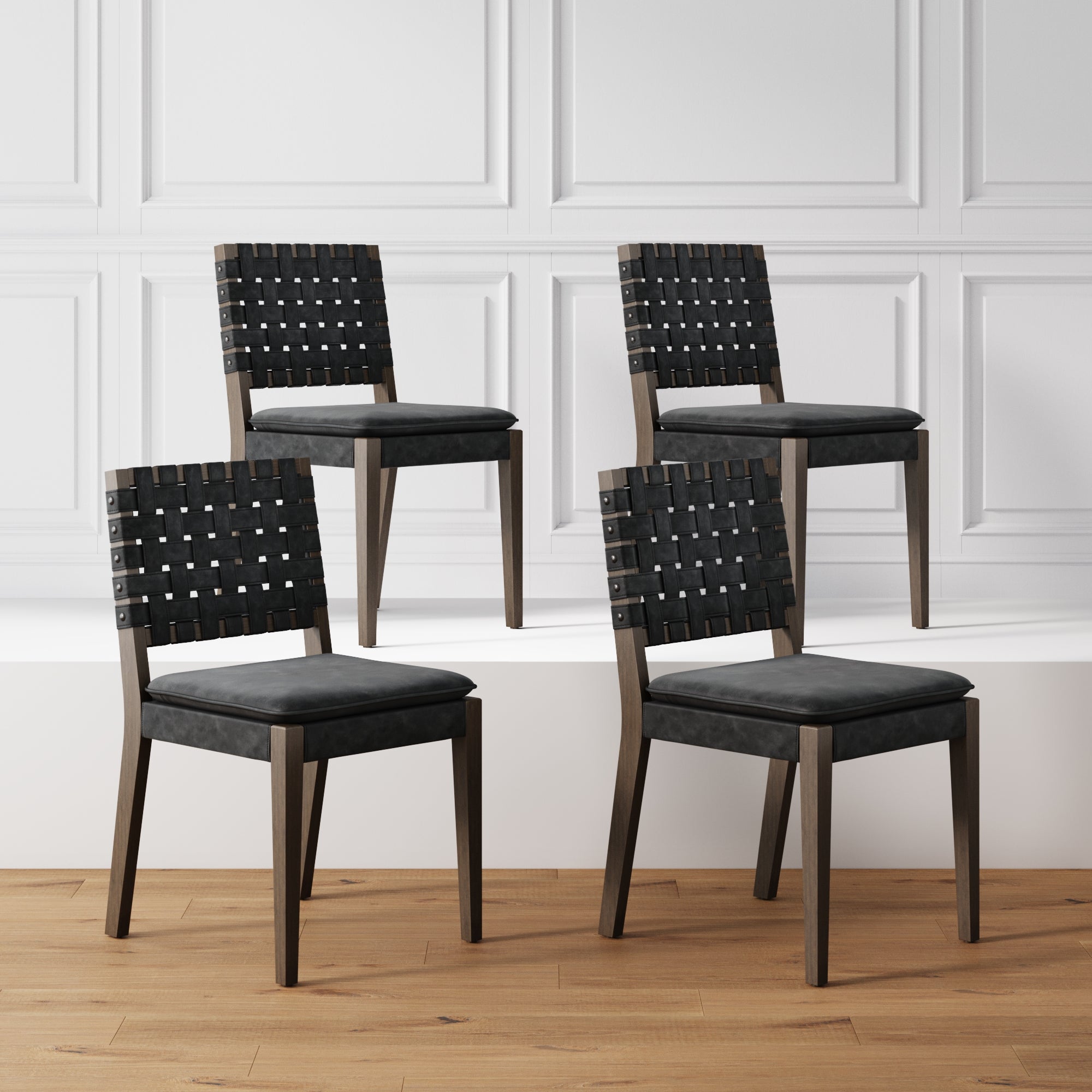 Faux Leather Dining Chair