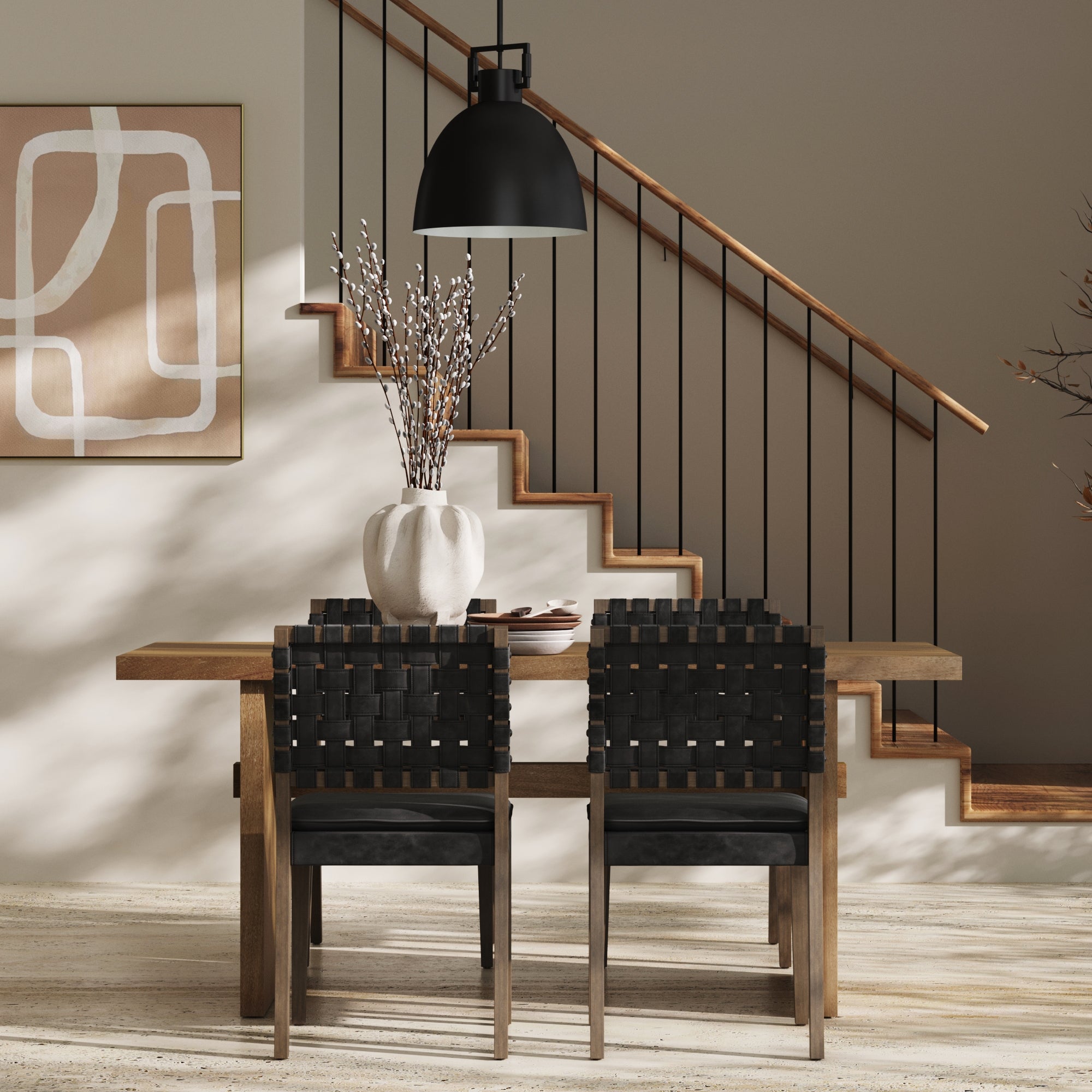 Faux Leather Dining Chair