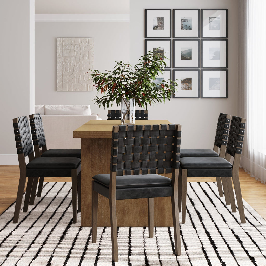 Faux Leather Dining Chair