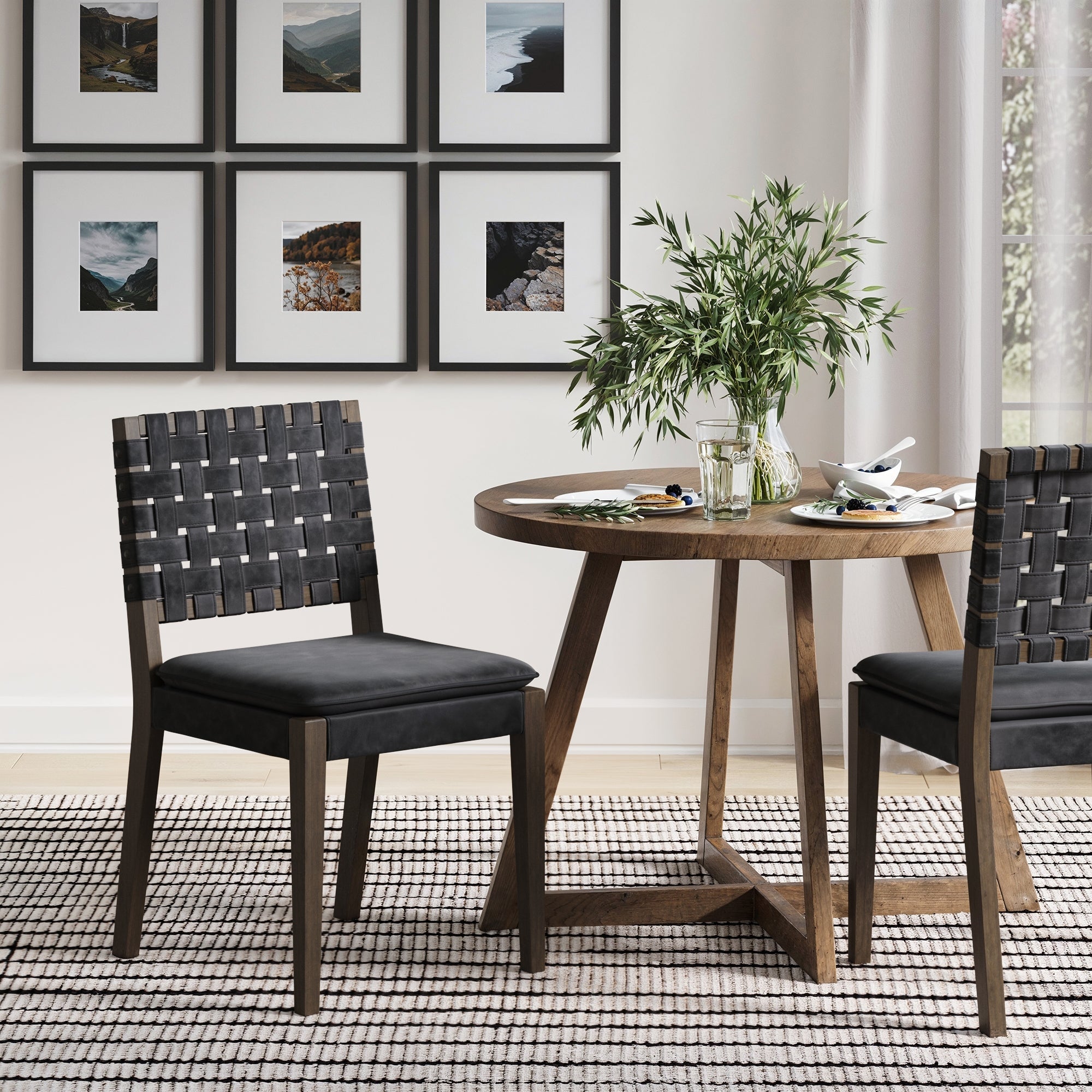 Faux Leather Dining Chair
