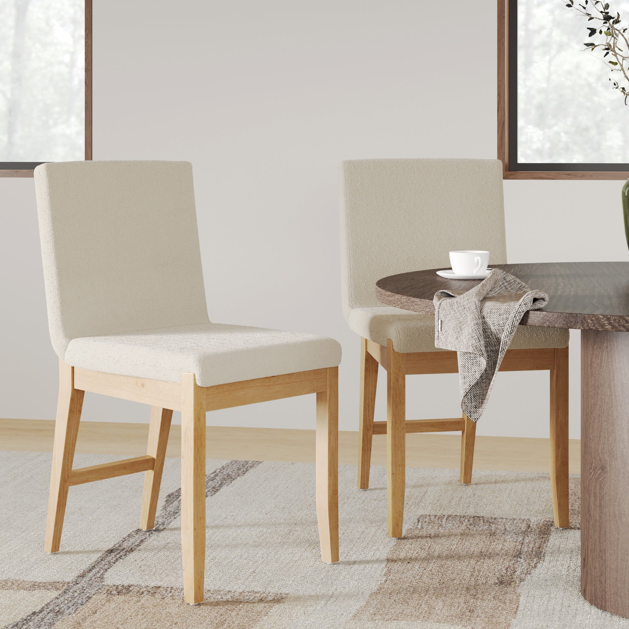Modern Exposed Back Dining Chair