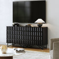 Modern TV Console with Textured Front for TVs up to 65"