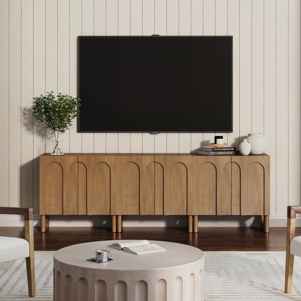 Mid Century Modern Credenza Console Cabinet