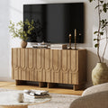 Mid Century TV Console Table with Storage for TVs up to 65"