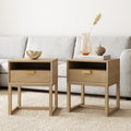 Wood Modern Farmhouse Nightstand