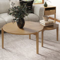 Mid-Century Round Nesting Coffee Table Set