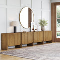 Arched Wood Accent Cabinet or Large Credenza