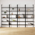 6-Shelf Wall Mount Bookshelf