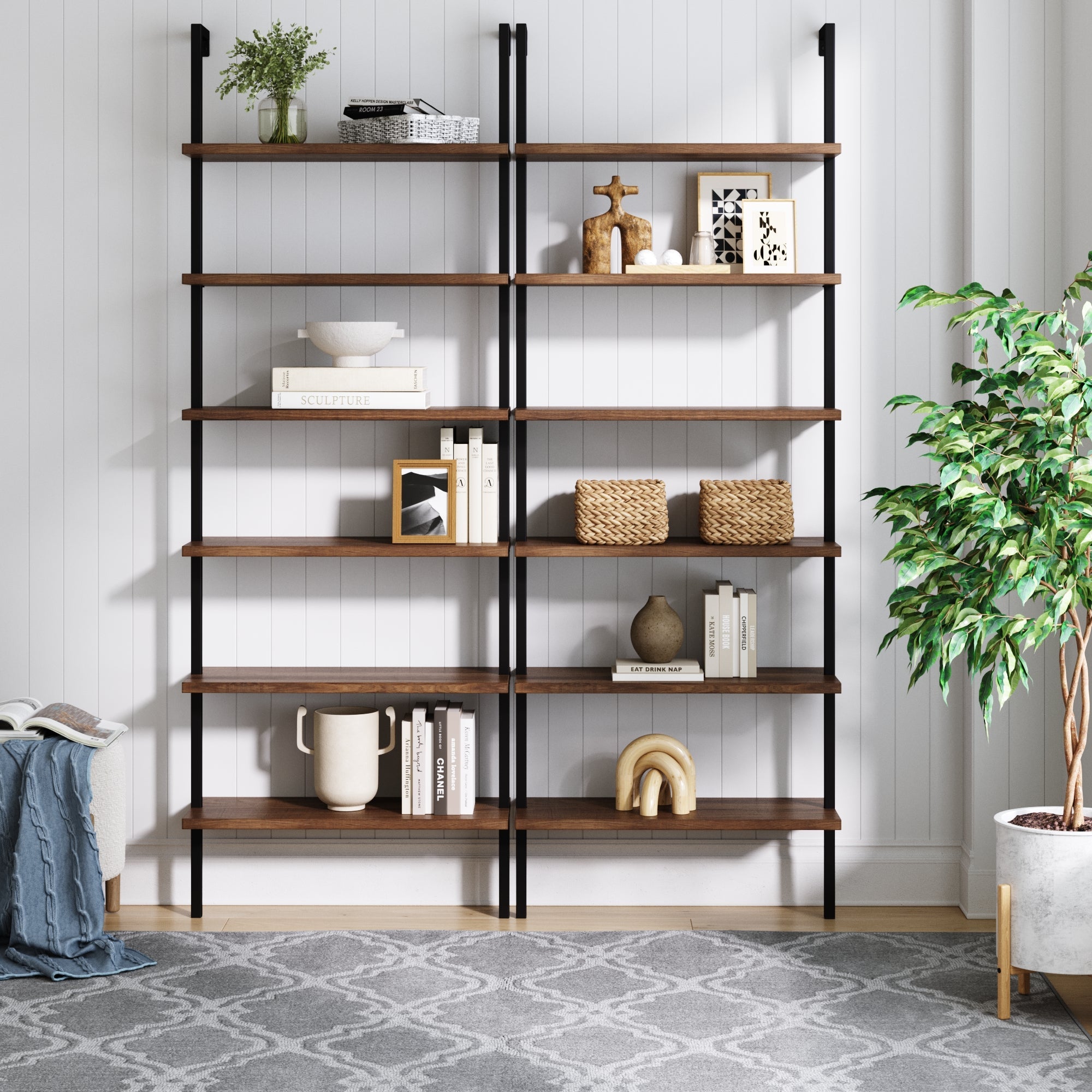 6-Shelf Bookcase