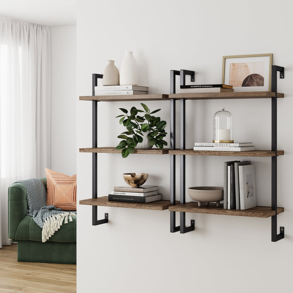 3-Shelf Ladder Bookshelf