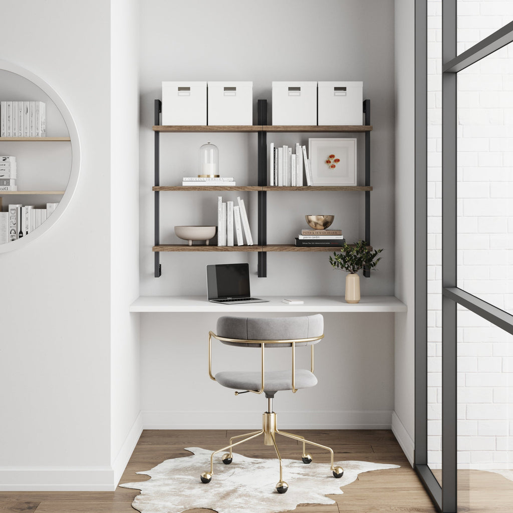 3-Shelf Ladder Bookshelf